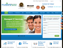 Tablet Screenshot of fusionfactor.com